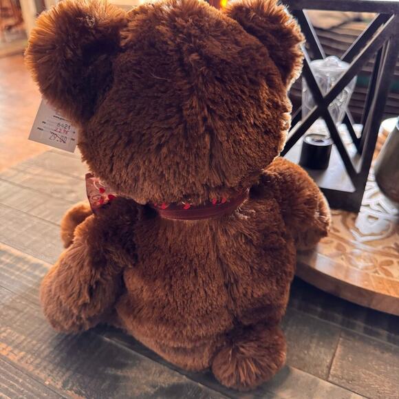 GANZ 12” Chocolate Fondue Colored Soft Teddy Bear Plush Toy Stuffed Animal - Picture 6 of 8